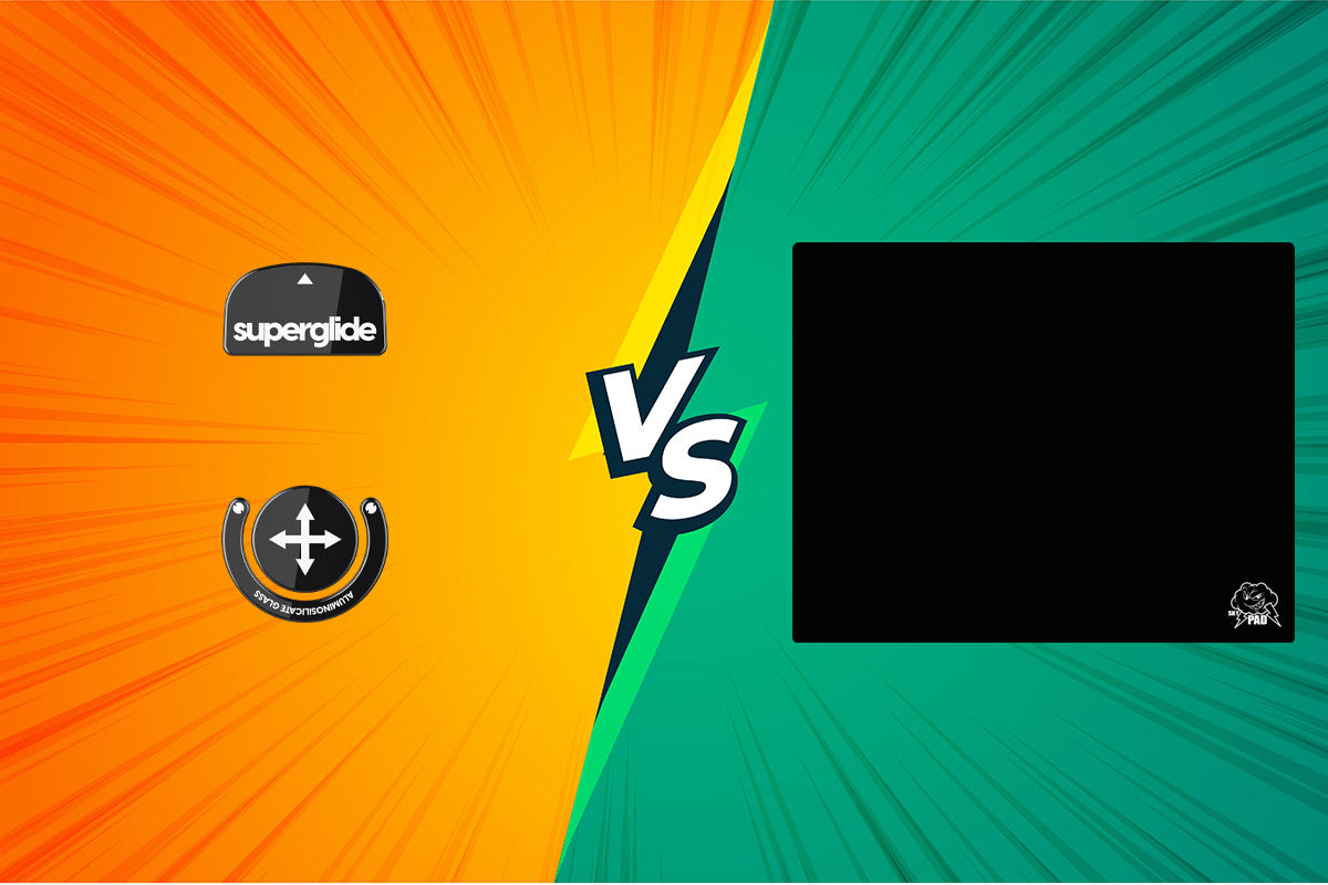 Chọn feet thủy tinh Superglide hay lót chuột kính cường lực Skypad - Người chơi hệ tốc độ nên chọn combo nào đây?.