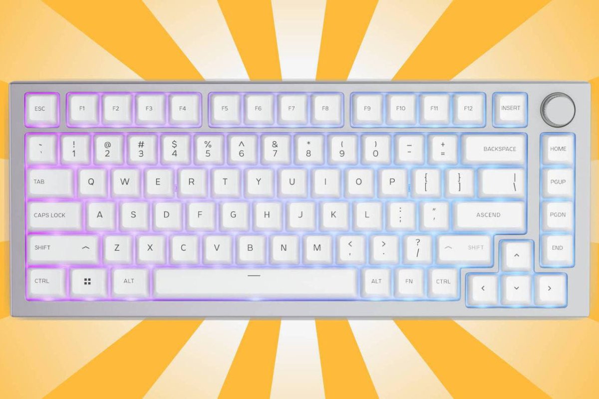 Bàn phím cơ custom layout 75%: layout chuẩn cho cả làm việc và chơi game.