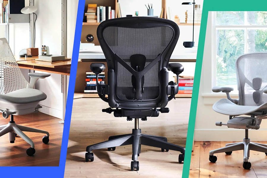 Các thương hiệu ghế công thái học nổi tiếng trên thế giới.