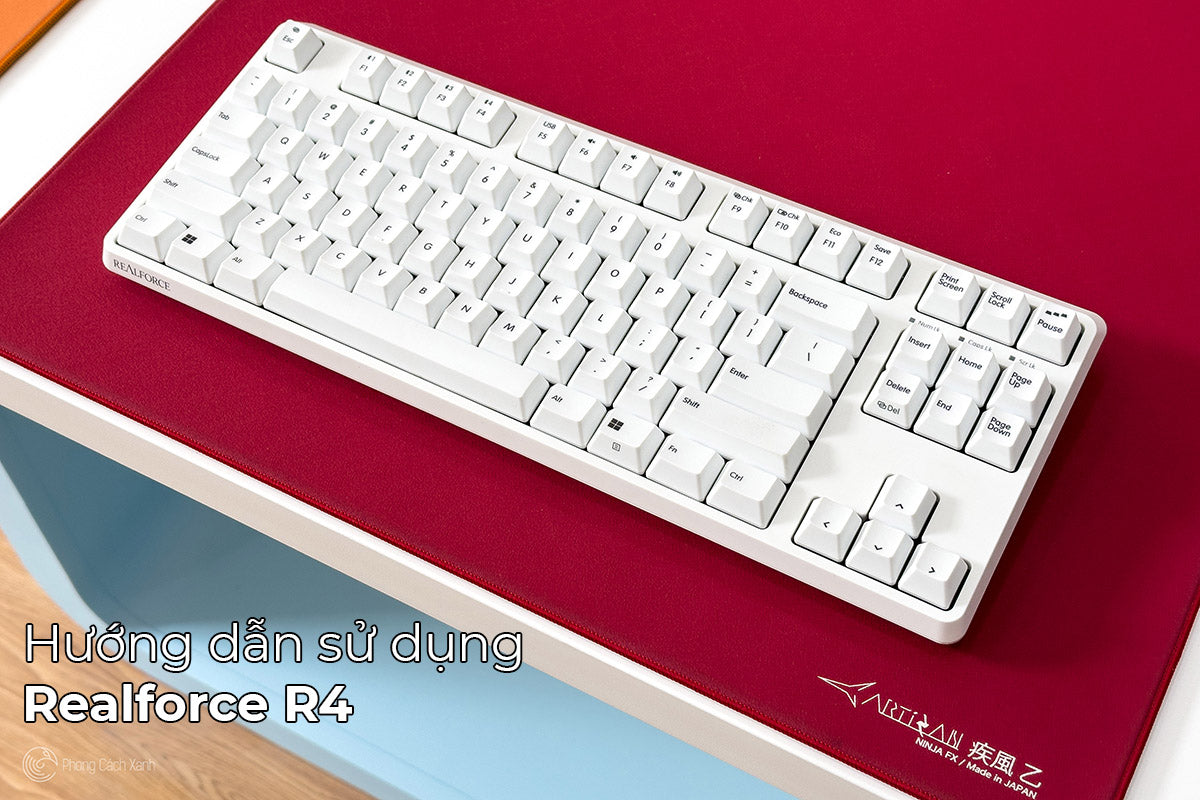 Hướng Dẫn Sử Dụng Bàn Phím REALFORCE R4 Toàn Tập