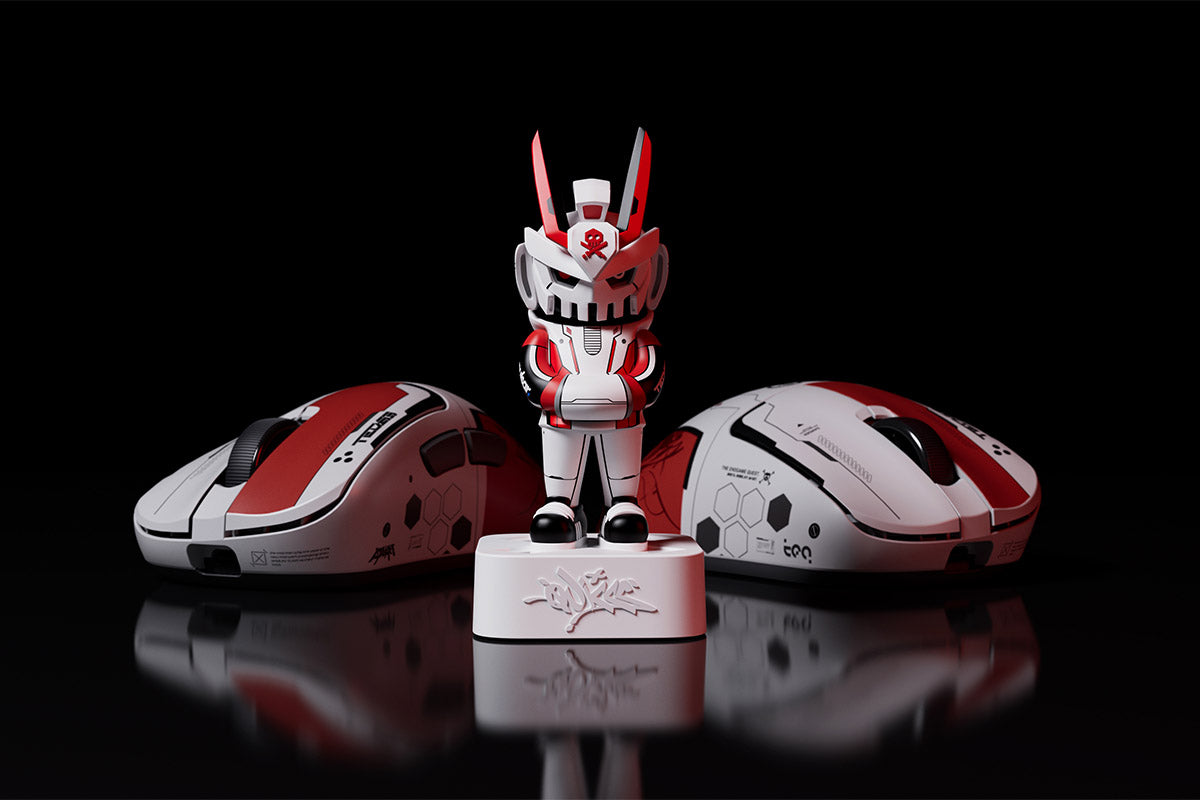 Pulsar x Quiccs - Chiếc chuột limited ĐỘC NHẤT của Pulsar đi kèm figure kết nối không dây 8K polling rate.