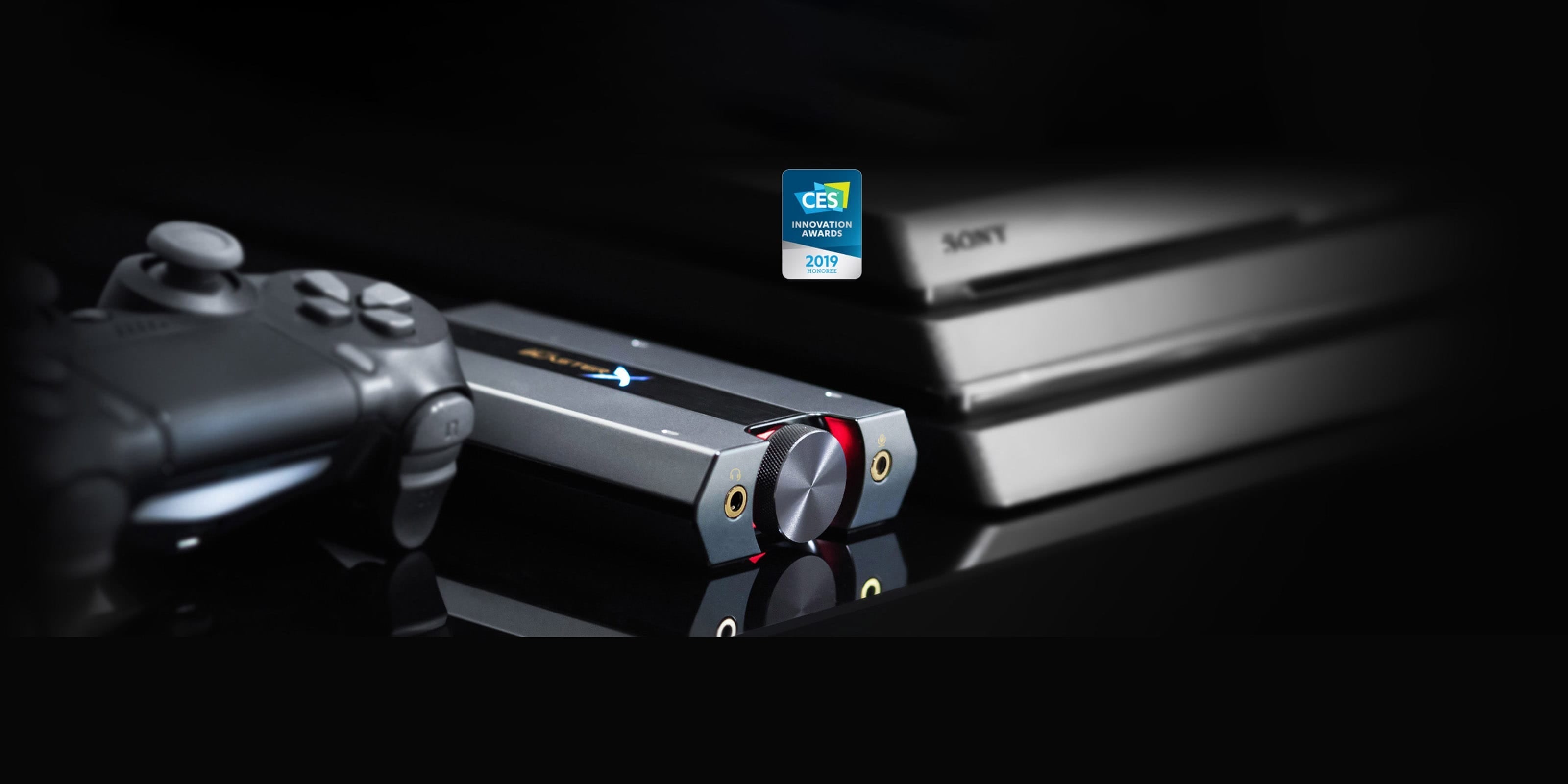 Các mẫu soundcard Creative dành cho tai nghe, loa và góc máy chơi game.