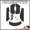 Corepad Soft Grips Logitech G PRO X2 SUPERSTRIKE / PRO X SUPERLIGHT 2 / PRO X SUPERLIGHT 1