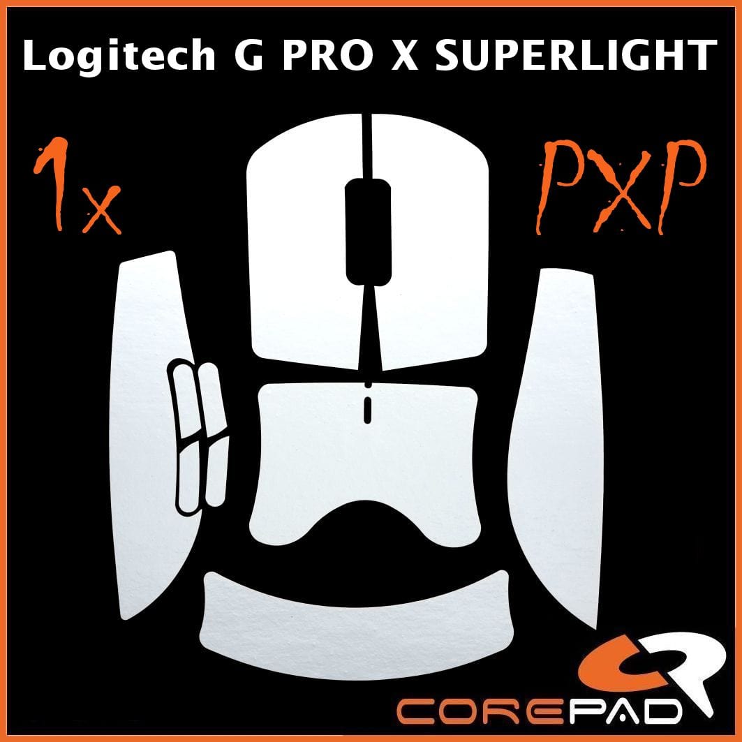 Bộ grip tape Corepad PXP Grips Logitech G PRO X SUPERLIGHT / Logitech G PRO X SUPERLIGHT 2