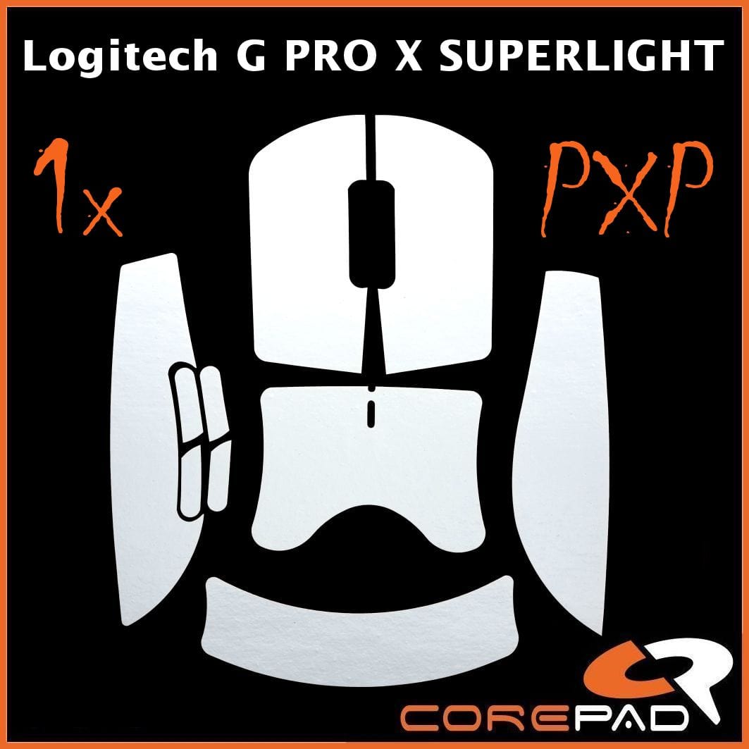 Bộ grip tape Corepad PXP Grips Logitech G PRO X SUPERLIGHT / Logitech G PRO X SUPERLIGHT 2.