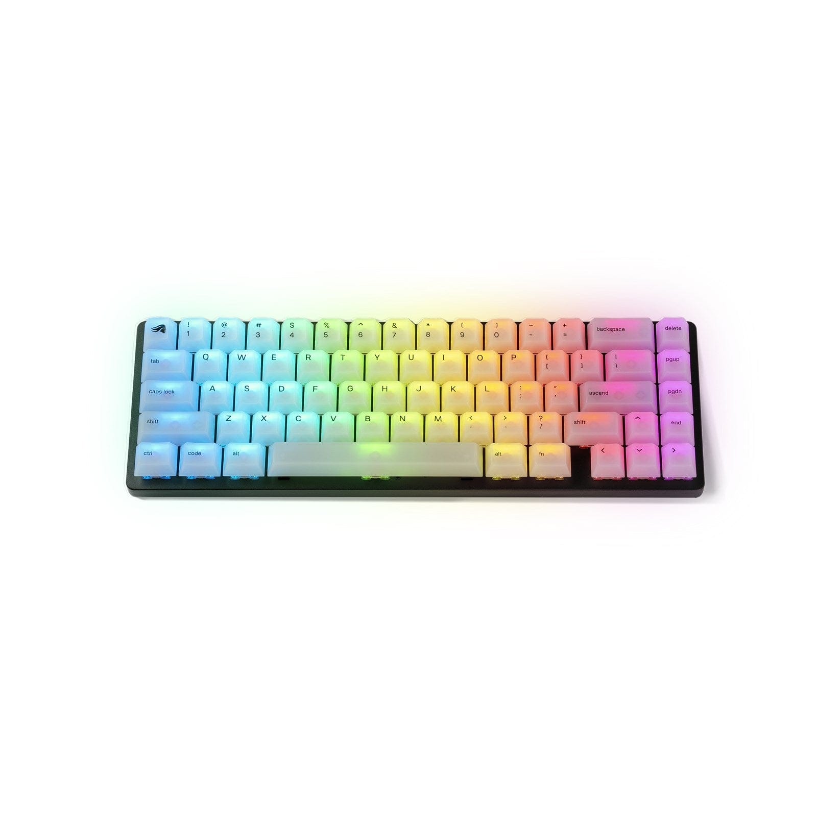 Bộ Keycap trong suốt Glorious Polychroma RGB - 115 phím