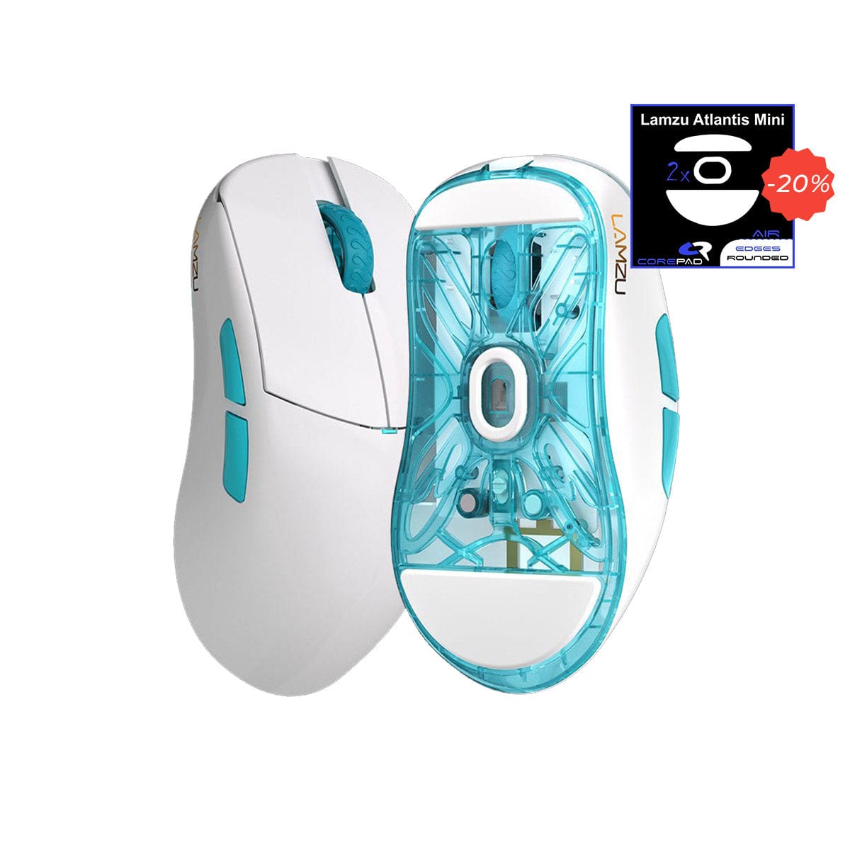 Bundle chuột + Feet Corepad - Lamzu Atlantis Mini 4K/Pro.