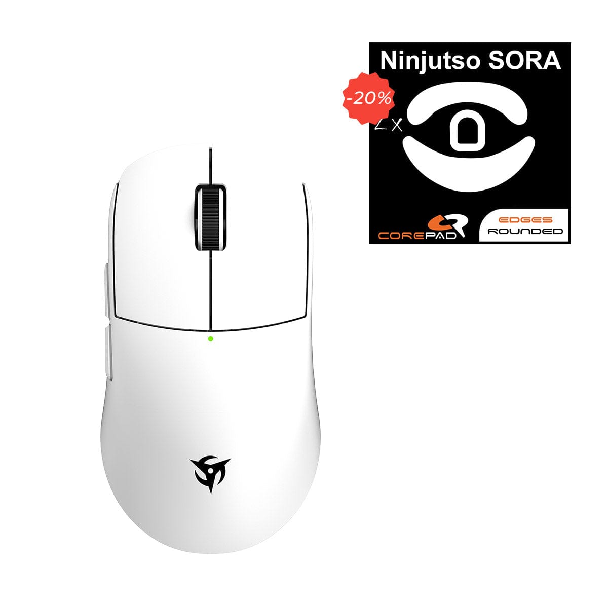 Bundle chuột + Feet Corepad - Ninjutso Sora