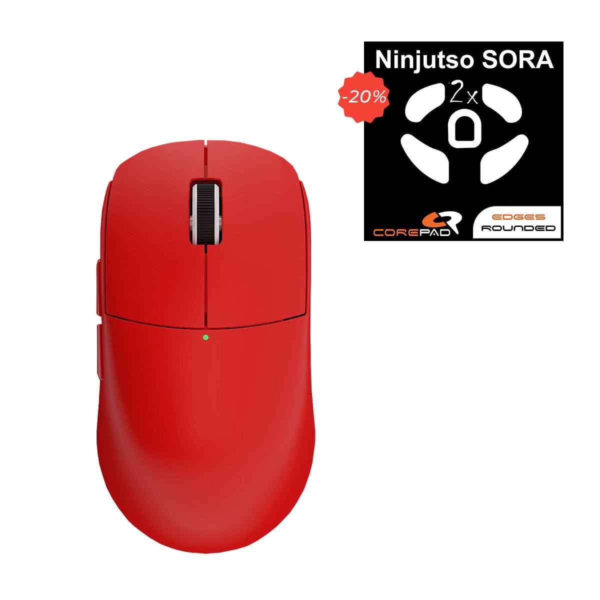 Bundle chuột + Feet Corepad - Ninjutso Sora