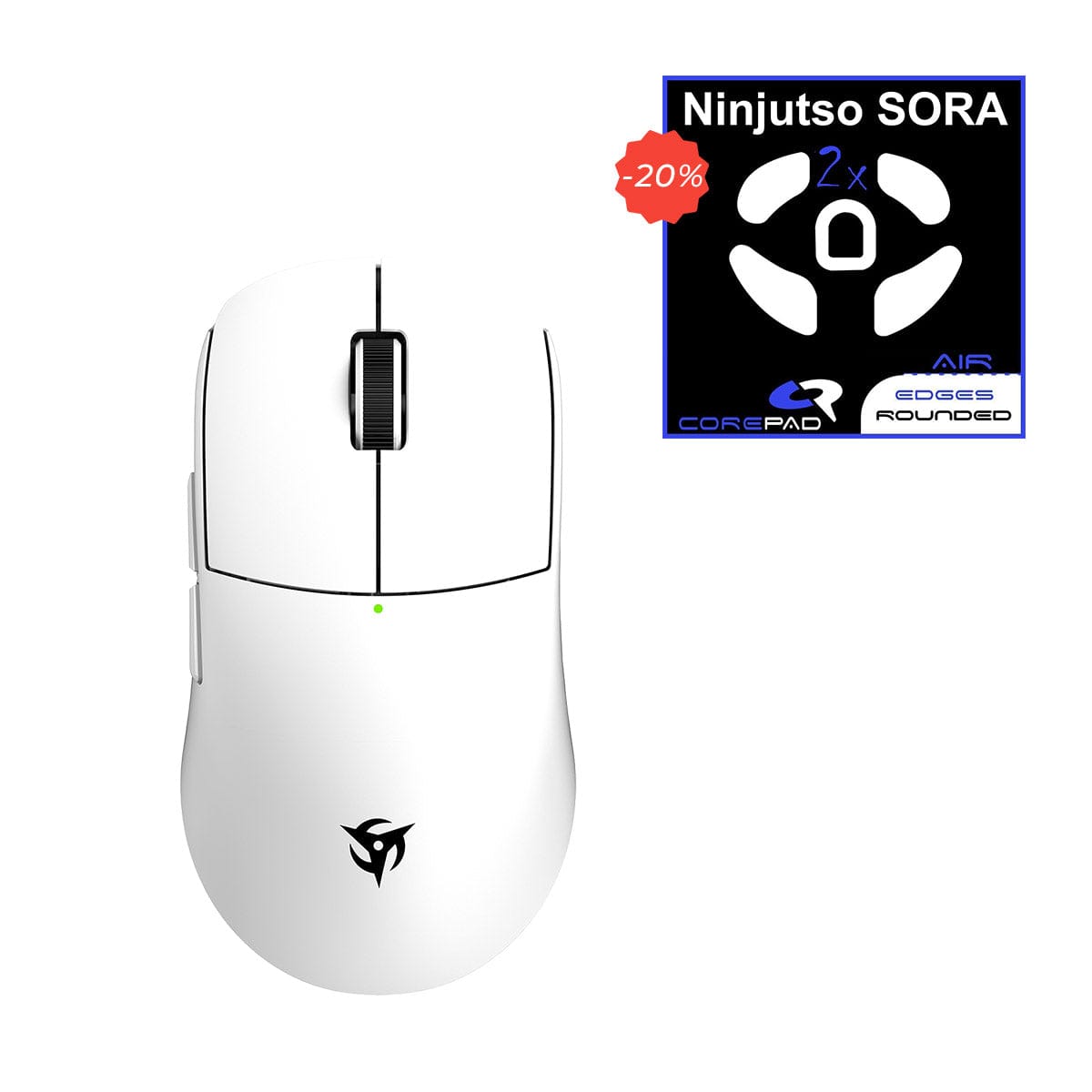 Bundle chuột + Feet Corepad - Ninjutso Sora