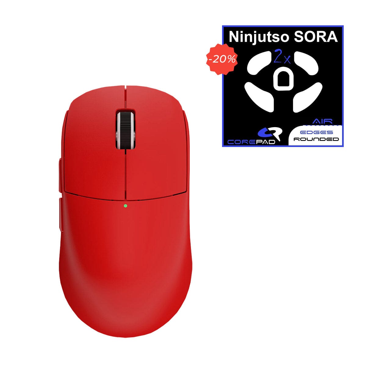 Bundle chuột + Feet Corepad - Ninjutso Sora