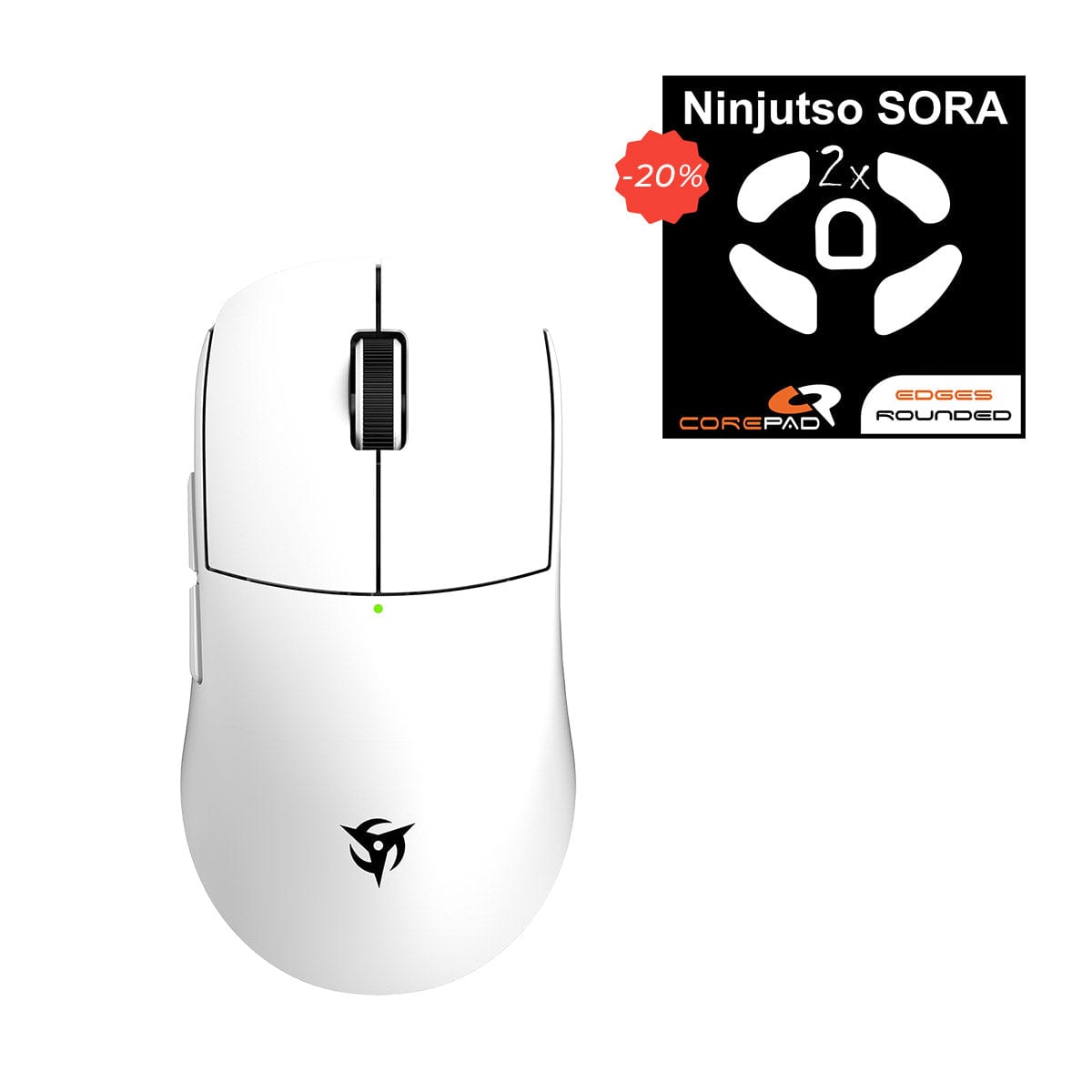 Bundle chuột + Feet Corepad - Ninjutso Sora