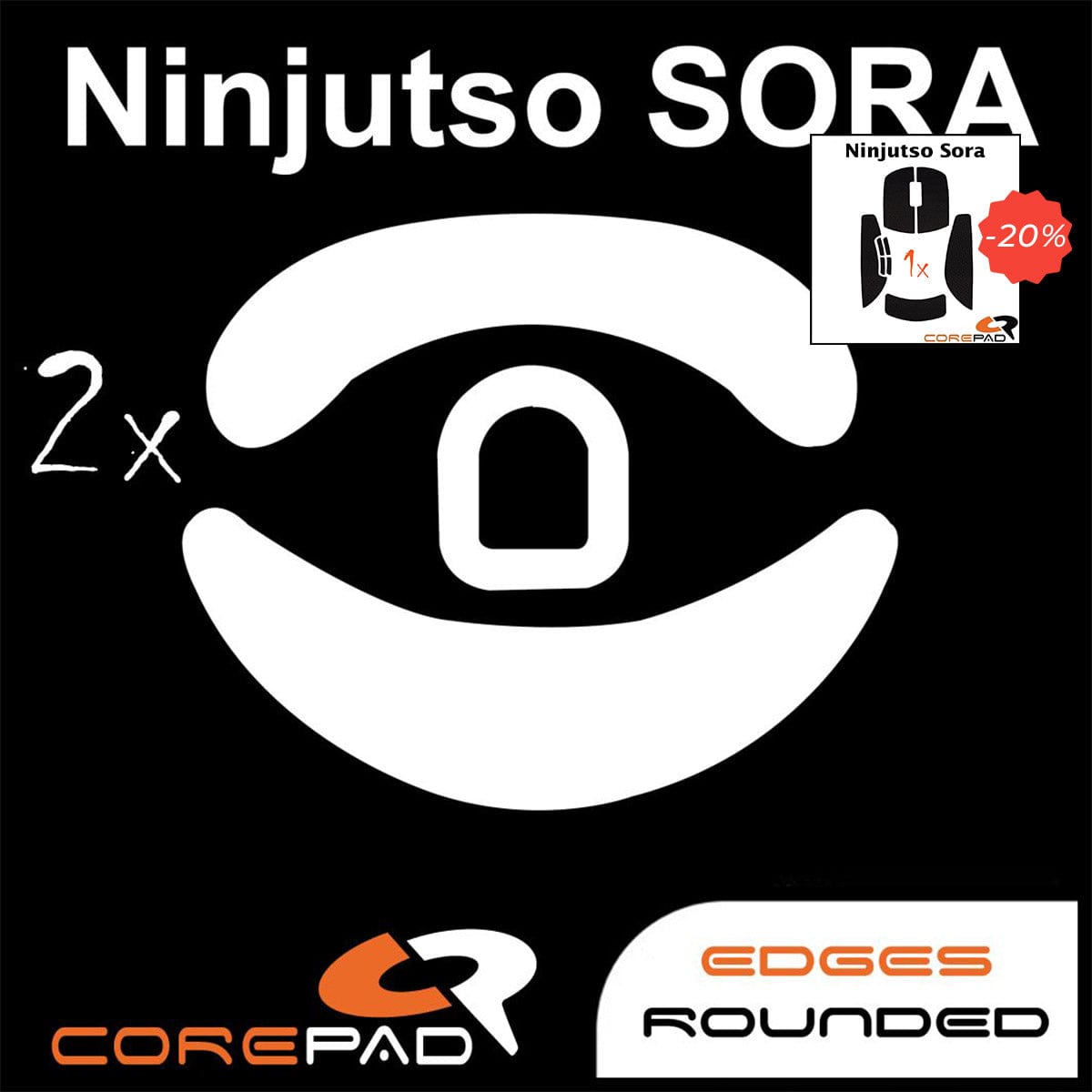 Bundle Feet + Grip tape Corepad - Ninjutso Sora.