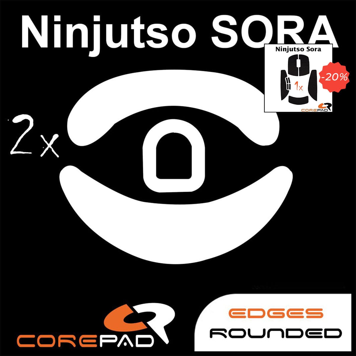 Bundle Feet + Grip tape Corepad - Ninjutso Sora