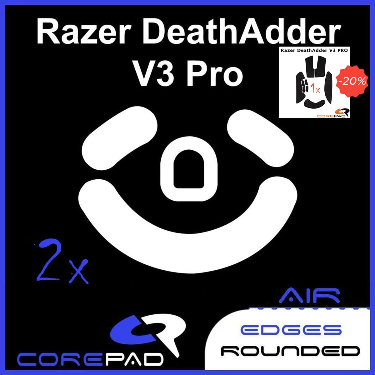 Bundle Feet + Grip tape Corepad - Razer DeathAdder V3 Pro.