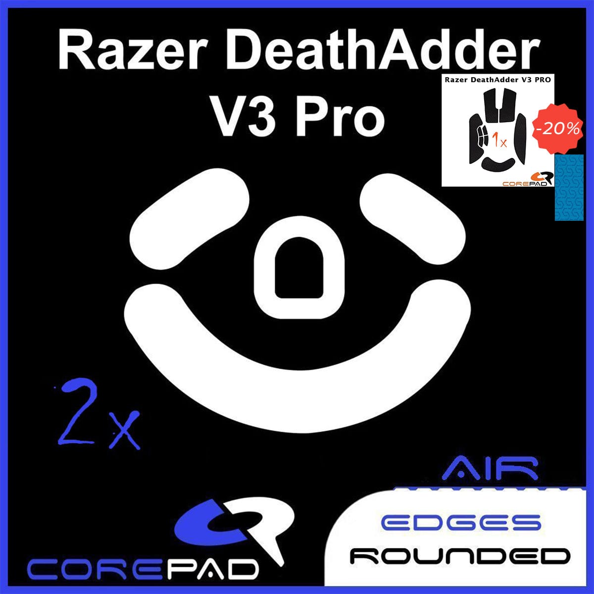 Bundle Feet + Grip tape Corepad - Razer DeathAdder V3 Pro.