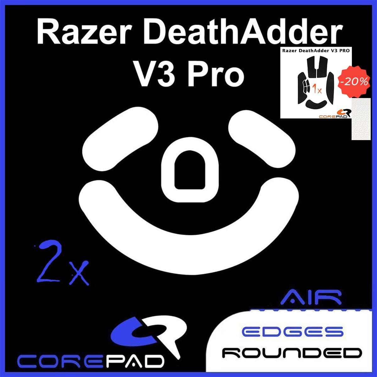 Bundle Feet + Grip tape Corepad - Razer DeathAdder V3 Pro.