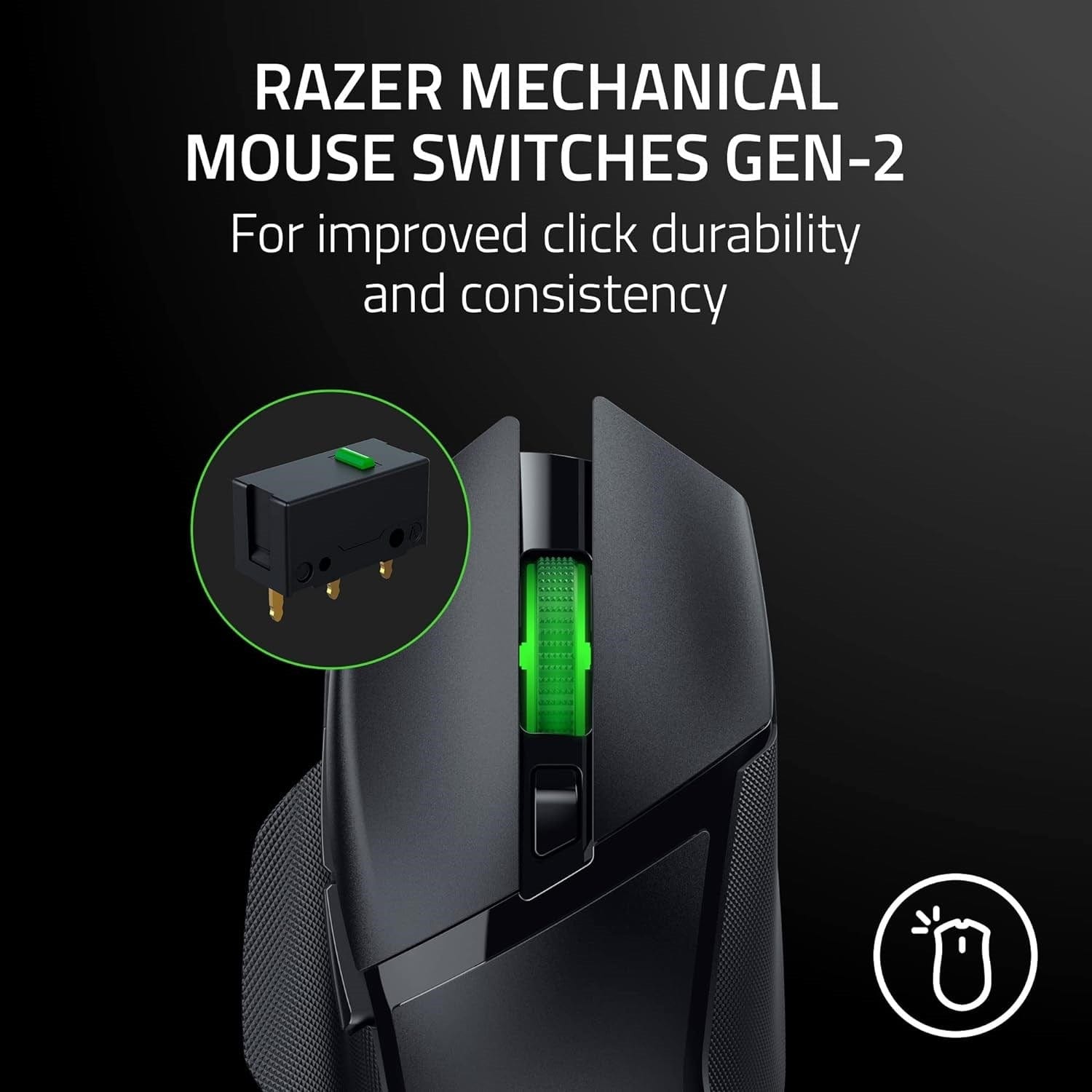 Chuột không dây Razer Basilisk V3 X Hyperspeed.