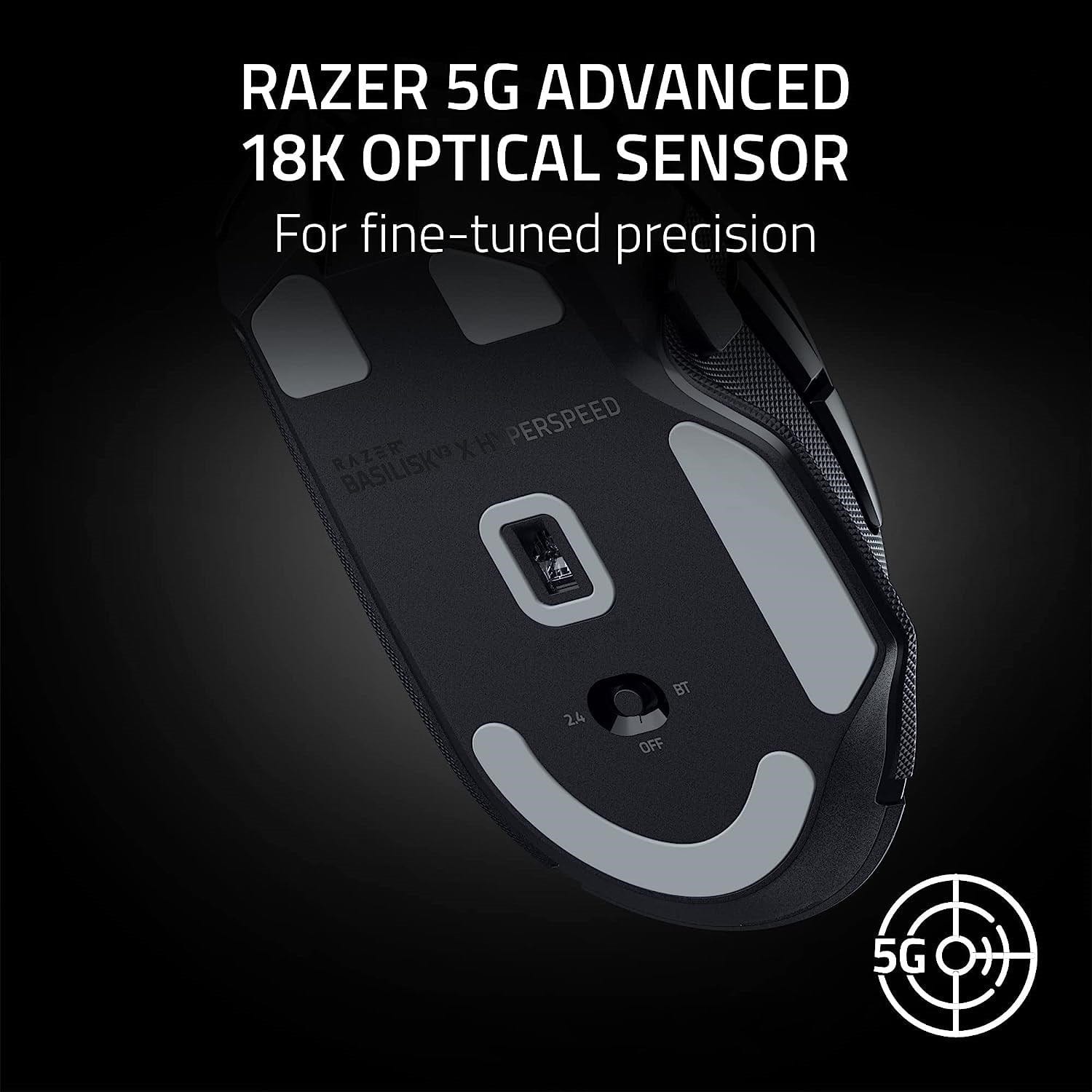 Chuột không dây Razer Basilisk V3 X Hyperspeed.