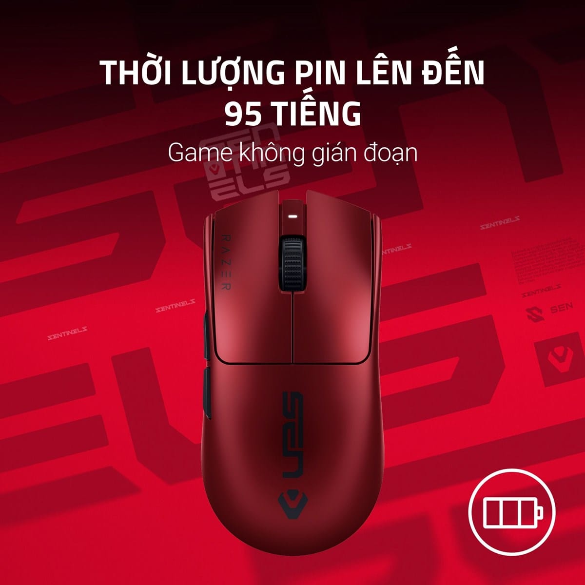 Chuột không dây Razer Viper V3 Pro Sentinels Edition - Đi kèm dongle 8KHz.