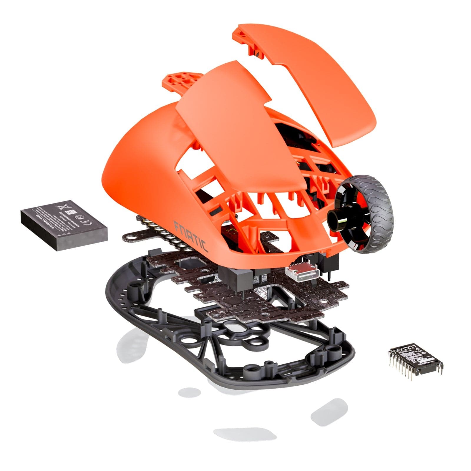 Chuột không dây siêu nhẹ Fnatic x Lamzu Maya X 8K - Đi kèm dongle 8KHz.