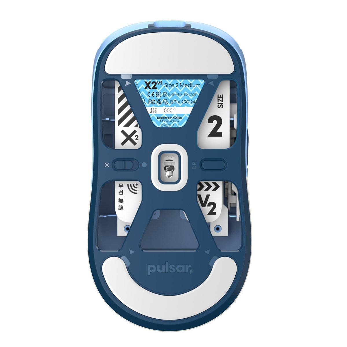 Chuột không dây siêu nhẹ Pulsar X2 V2 Medium Inosuke - Pulsar x Demon Slayer Limited Edition.
