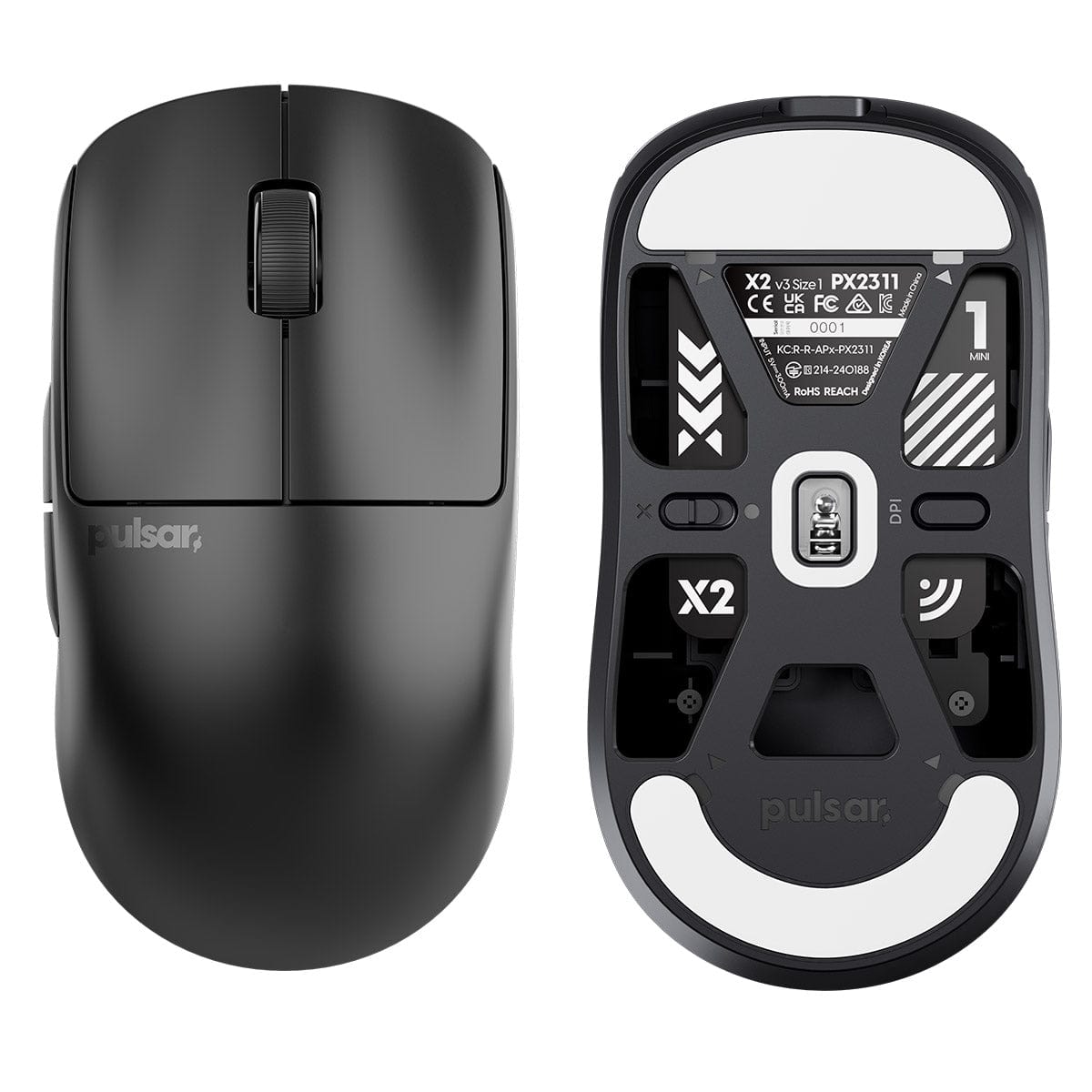 Chuột không dây siêu nhẹ Pulsar X2 V3 Wireless (Hỗ trợ 8K Polling Rate).