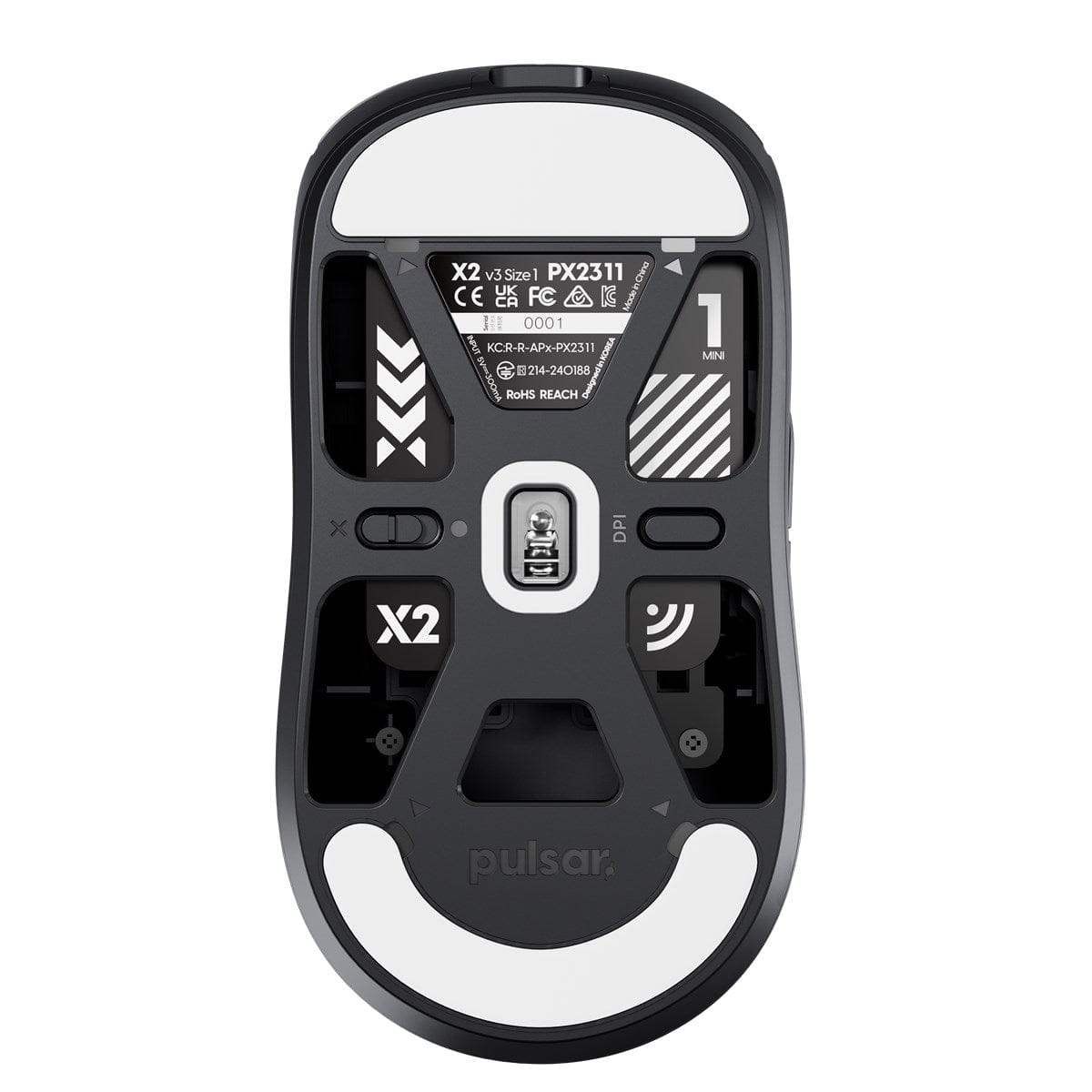 Chuột không dây siêu nhẹ Pulsar X2 V3 Wireless (Hỗ trợ 8K Polling Rate).