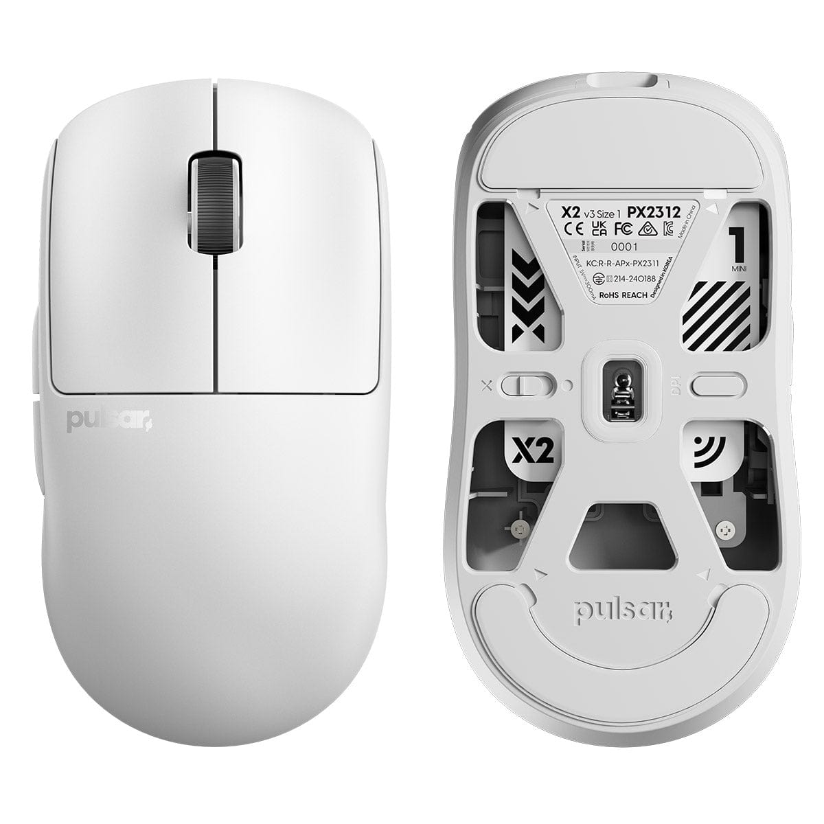 Chuột không dây siêu nhẹ Pulsar X2 V3 Wireless (Hỗ trợ 8K Polling Rate).