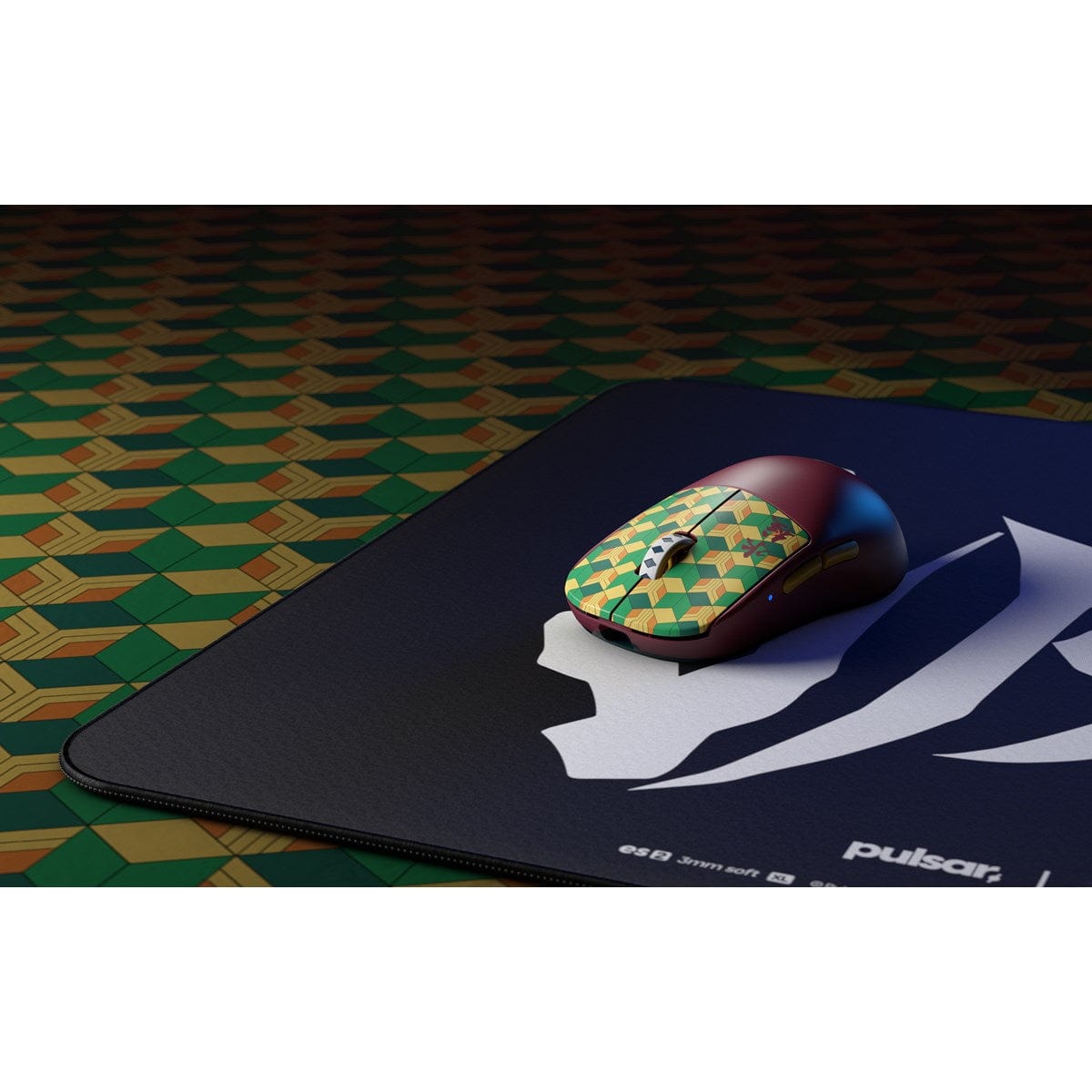 Chuột không dây siêu nhẹ Pulsar X2H Medium Giyu Tomioka - Pulsar x Demon Slayer Limited Edition.