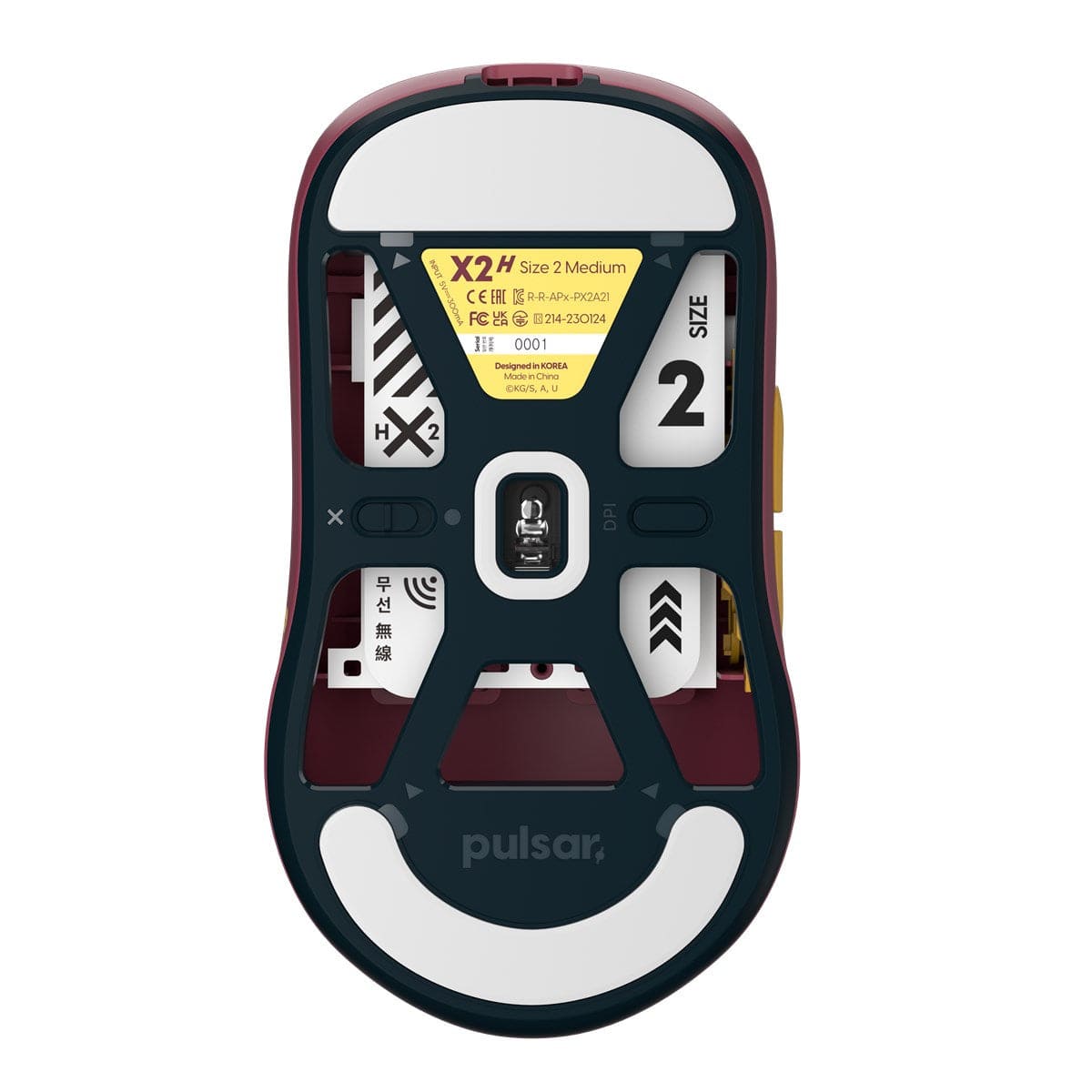 Chuột không dây siêu nhẹ Pulsar X2H Medium Giyu Tomioka - Pulsar x Demon Slayer Limited Edition.