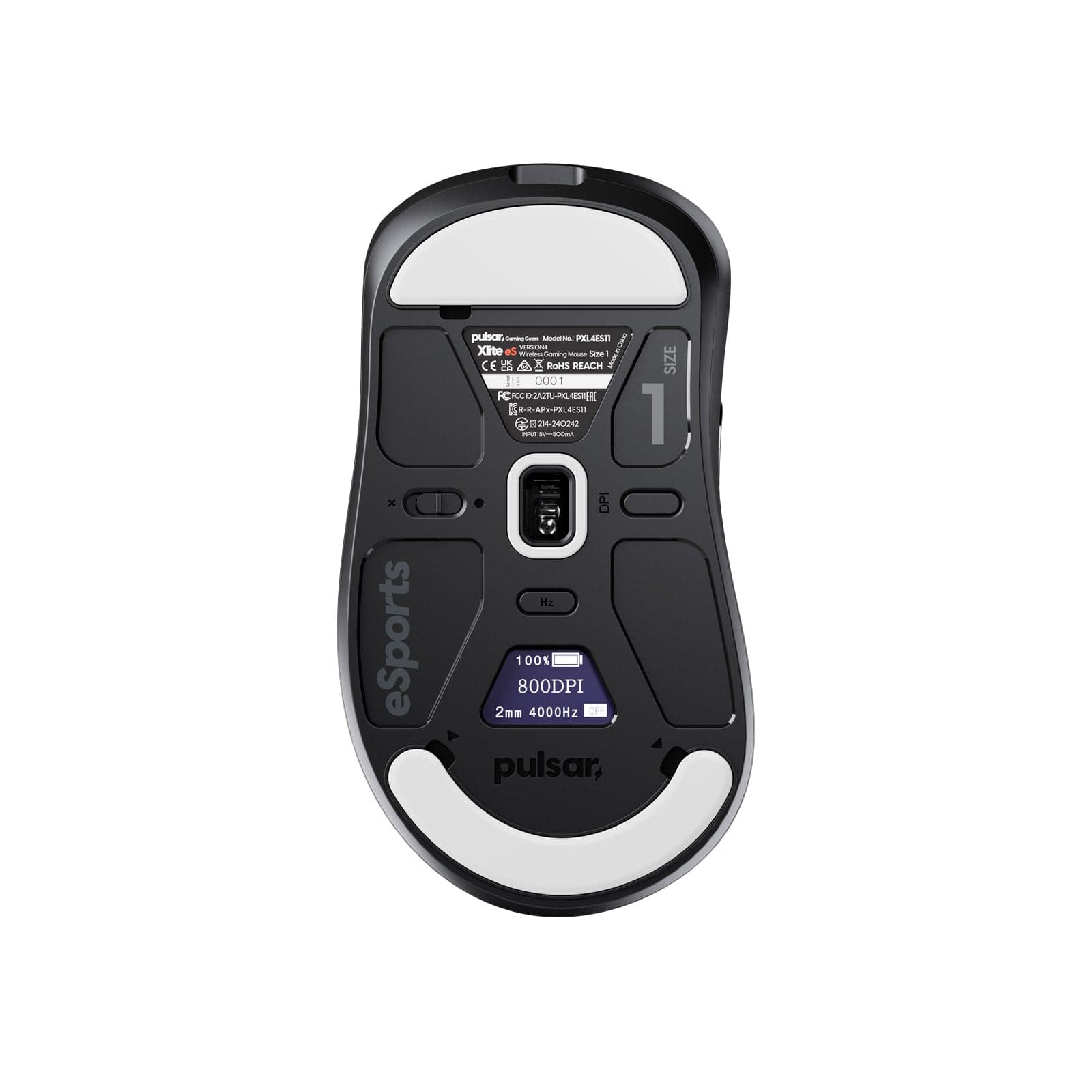 Chuột không dây siêu nhẹ Pulsar Xlite V4 eS (Đi kèm dongle 8K Polling Rate)