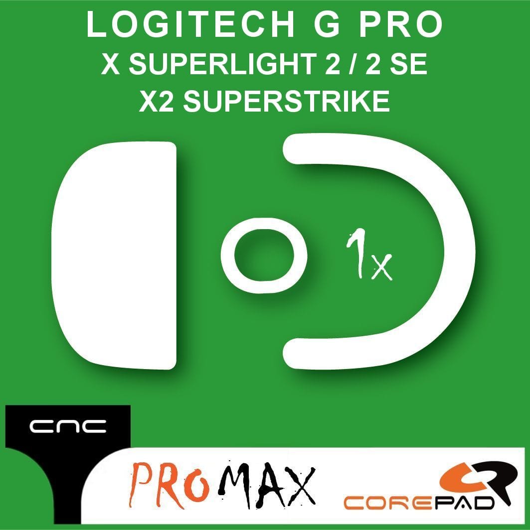 Corepad CNC milled Skatez PRO MAX Logitech G PRO X2 SUPERSTRIKE / PRO X SUPERLIGHT 2