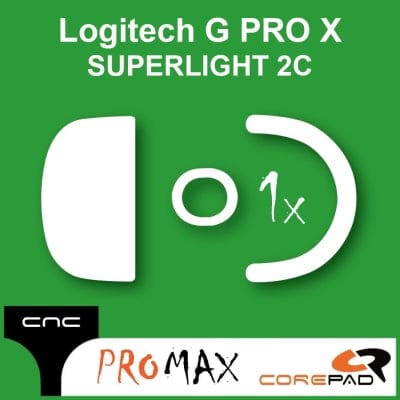 Corepad PRO MAX CNC – Feet PTFE cho Logitech G Pro X Superlight 2C