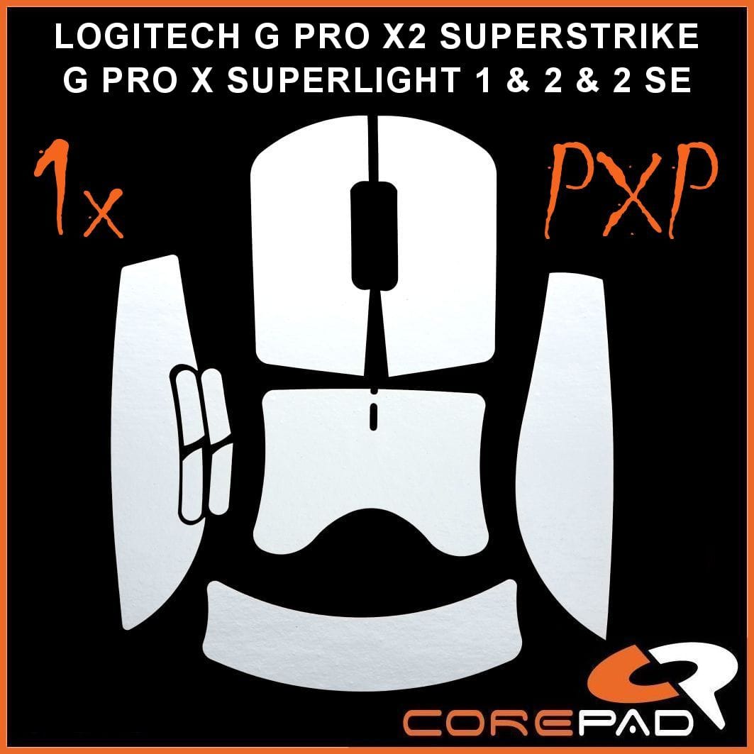Corepad PXP Grips Logitech G PRO X2 SUPERSTRIKE / PRO X SUPERLIGHT 2 / PRO X SUPERLIGHT 1