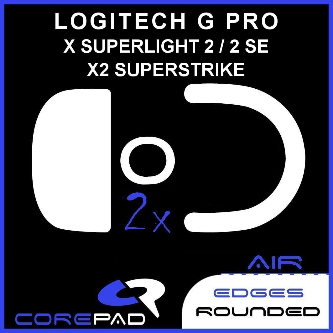 Corepad Skatez AIR Logitech G PRO X2 SUPERSTRIKE / PRO X SUPERLIGHT 2 (2 bộ)