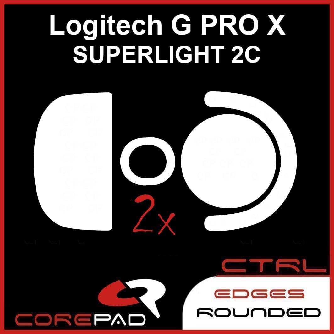 Corepad Skatez CTRL – Feet control cho Logitech GPX 2c Compact (2 bộ)