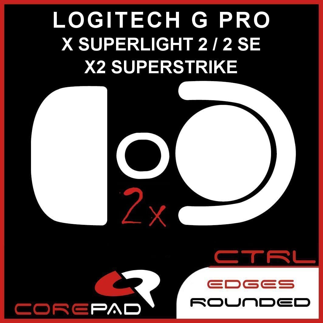 Corepad Skatez CTRL Logitech G PRO X2 SUPERSTRIKE / PRO X SUPERLIGHT 2 (2 bộ)