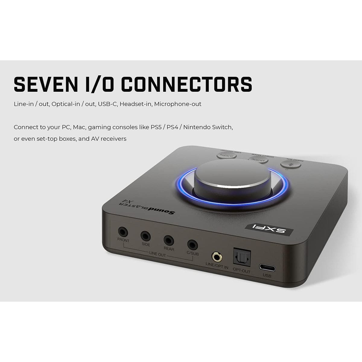 Creative Sound Blaster X4 - Soundcard giải trí hỗ trợ Direct Mode