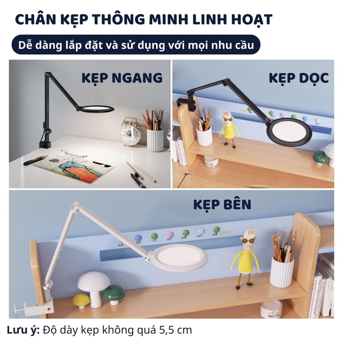 Đèn bàn bảo vệ mắt thông minh Ergo Edge 2.
