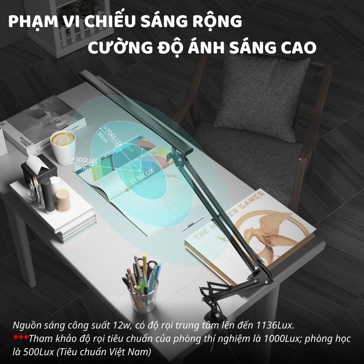 Đèn bàn bảo vệ mắt thông minh Ergo Edge 3.