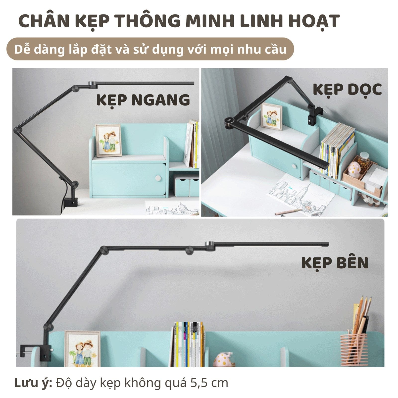 Đèn bàn bảo vệ mắt thông minh Ergo Edge 1.