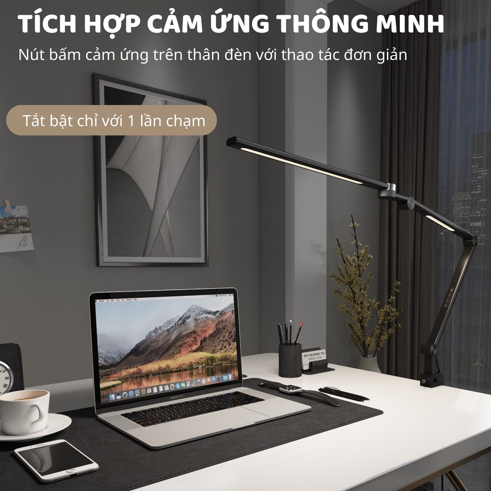 Đèn bàn bảo vệ mắt thông minh Ergo Edge