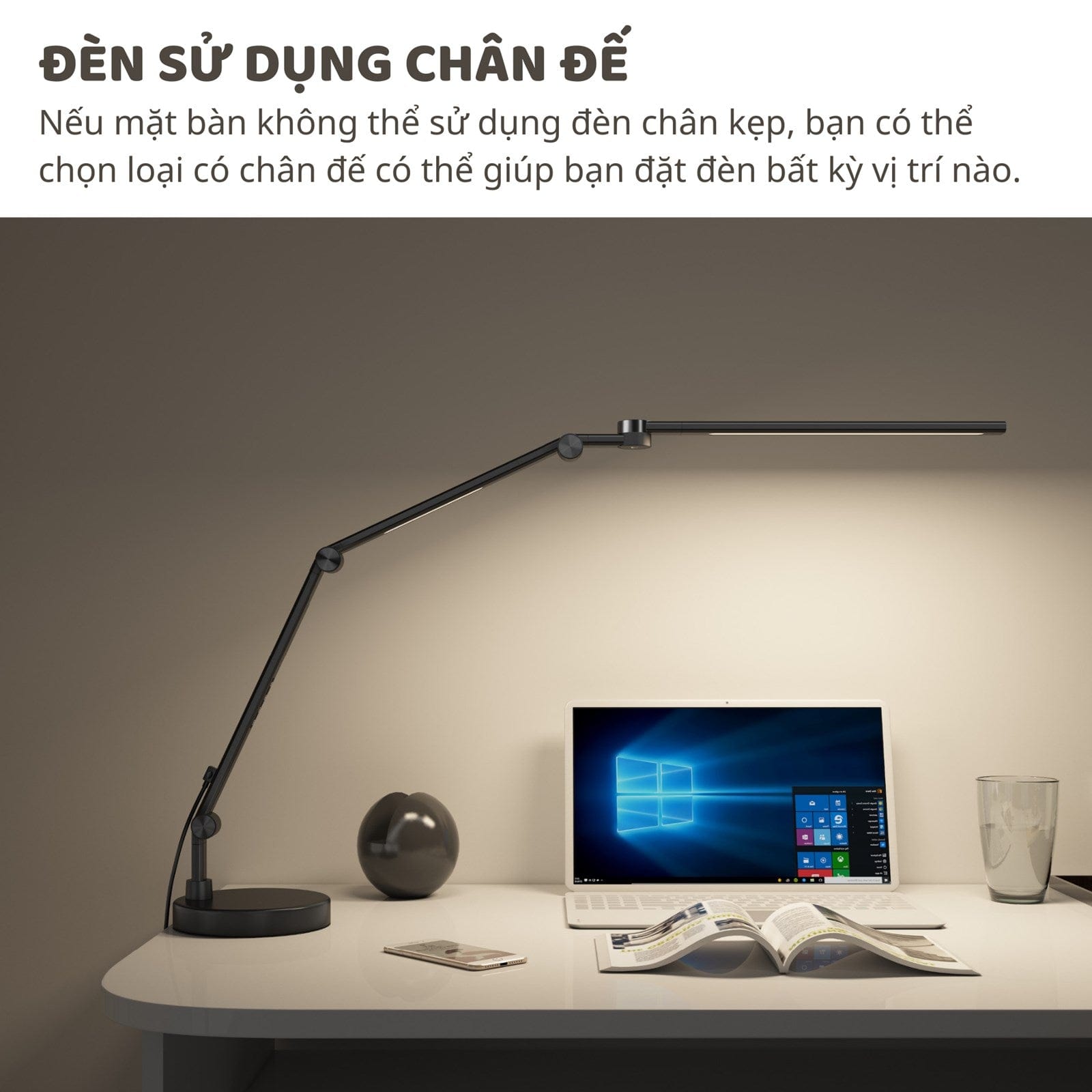 Đèn bàn bảo vệ mắt thông minh Ergo Edge