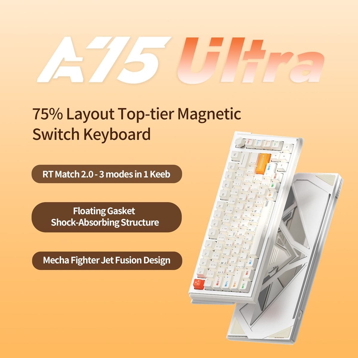 DrunkDeer A75 Ultra 8K – Bàn phím HE Rapid Trigger