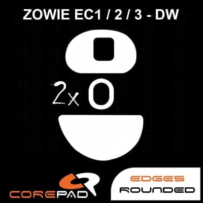 Feet chuột PTFE Corepad Skatez PRO Corepad Skatez PRO Zowie EC1-DW / Zowie EC2-DW / Zowie EC3-DW (2 bộ)
