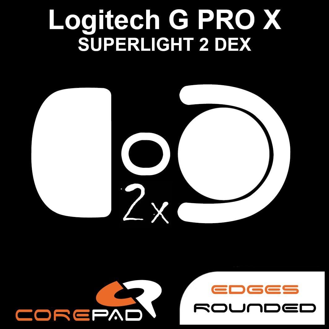 Feet chuột PTFE Corepad Skatez PRO Logitech G PRO X SUPERLIGHT 2 DEX (2 bộ).