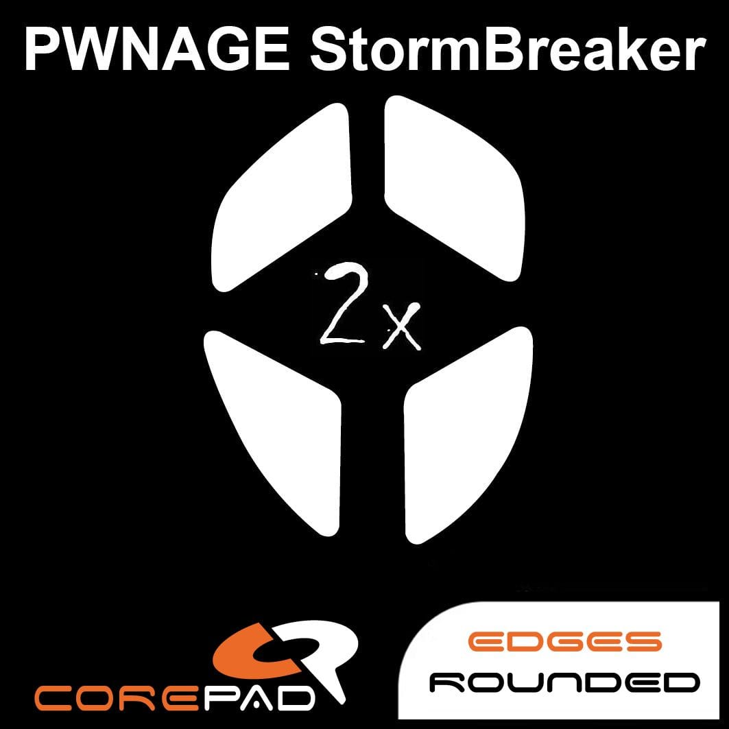Feet chuột PTFE Corepad Skatez PRO Pwnage StormBreaker (2 bộ).