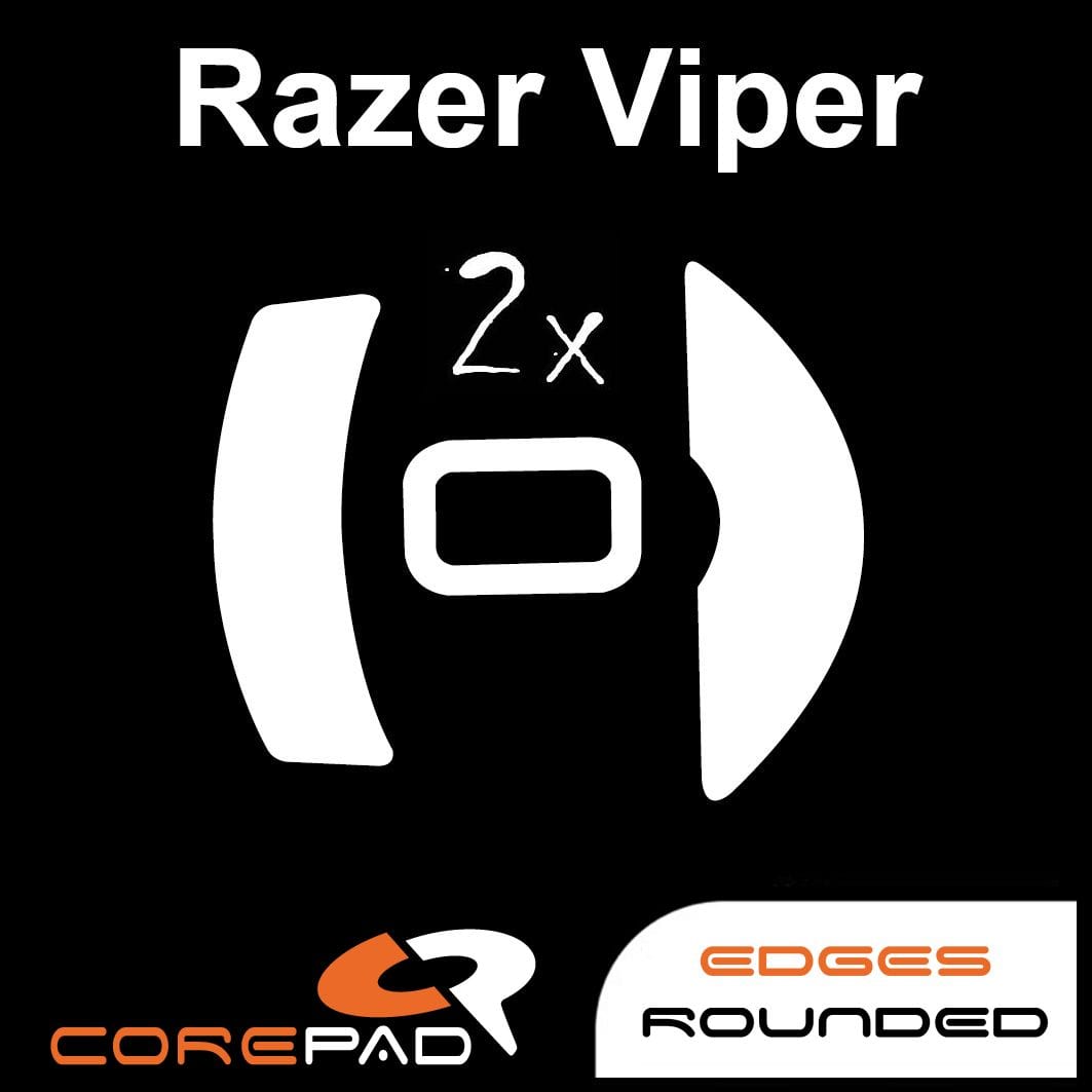 Feet chuột PTFE Corepad Skatez PRO Razer Viper / Razer Viper 8KHz (2 bộ).