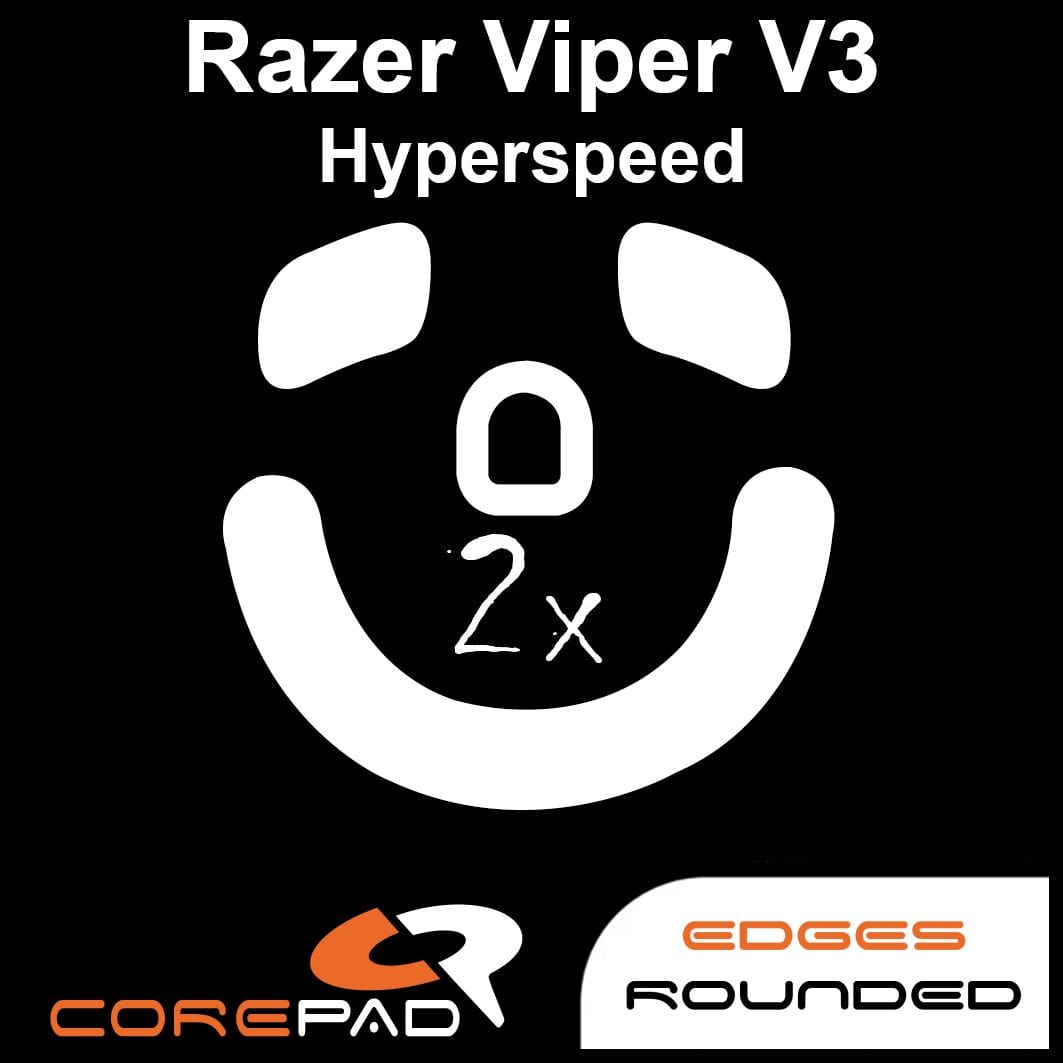 Feet chuột PTFE Corepad Skatez PRO Razer Viper V3 HyperSpeed(2 bộ).
